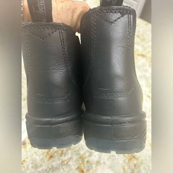 Thorogood Safety Toe Quick Release Pull-On Translucent Bottom Leather Boots Sz 9 - Picture 6 of 9